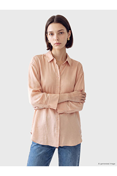 LC Waikiki Trendlucky Oversize Women's Shirt Tunic with a Difference