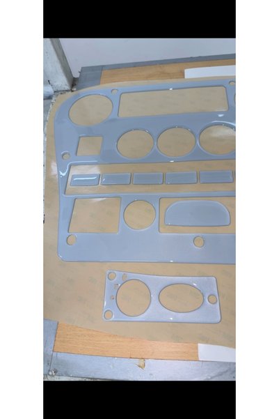 meriç cockpit design T10X Aluminum Color Mahogany Finish Full Set (Front Center Chest and 4 Doors) (the Aluminum (Gray Color) as Shown in the Image Is Included)