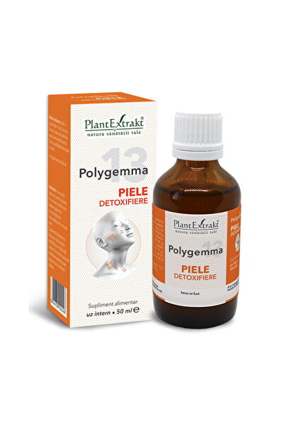 Plantextrakt Polygemma 13 (Piele-Detoxifiere) 50ml
