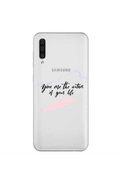 Other Samsung A70 You are the authors Transparent Silicone TPU Θήκη