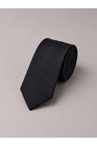Bisse Black Silk Tie