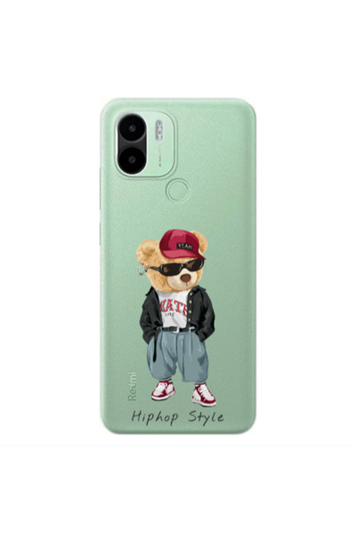 Other Xiaomi Redmi A1 + Hip hop style Transparent Silicone TPU Θήκη