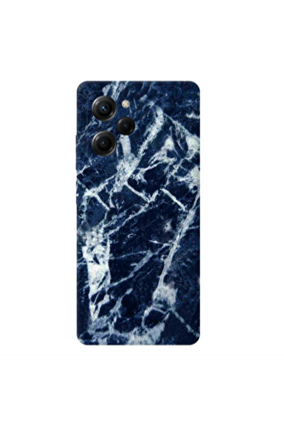 Other Xiaomi Poco X5 Pro Marble Cracked Purple Transparent Silicone TPU Θήκη