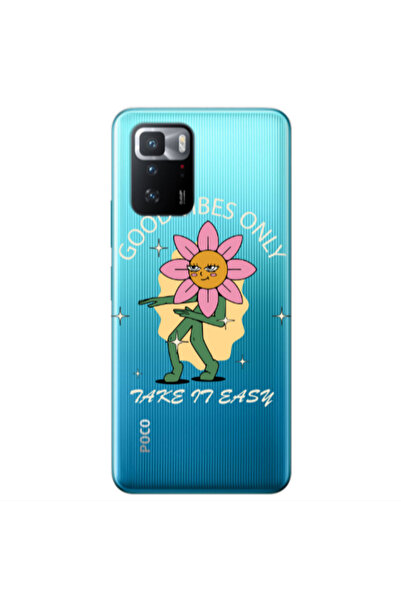 Other Xiaomi Poco X3 GT Good Vibes Only Transparent Silicone TPU Θήκη