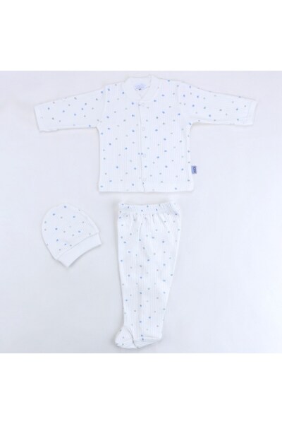 Sebi Bebe Dot Flower Pajama Set 9148