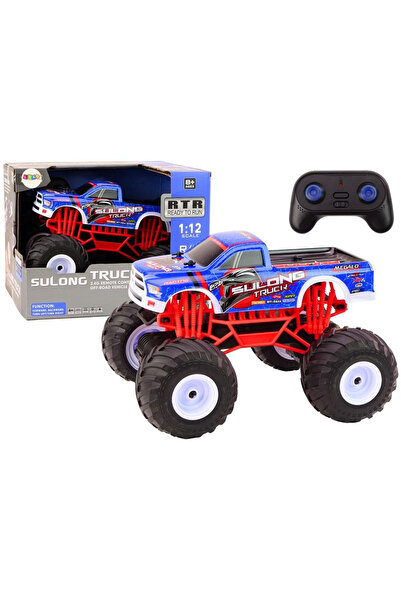 LeanToys Mașină teleghidată off-road 1:12 2.4G - Camion albastru