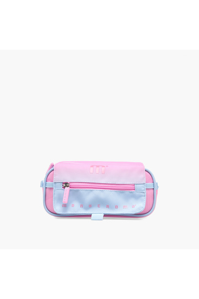 Monocrom Monocromo Ombre School Pencil Pouch with 3-Compartment