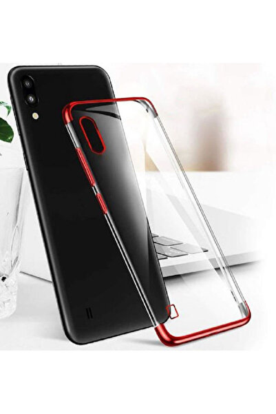 Other Θήκη σιλικόνης Huawei Y5p Color Line Διαφανές Κόκκινο Κωδικός: 45945