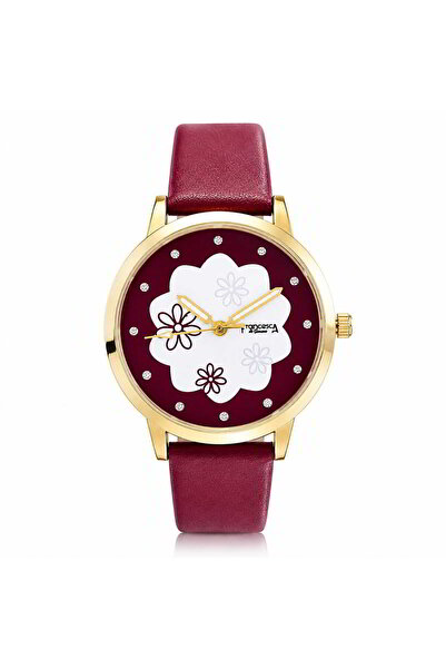 Watch Ceas de dama Francesca di Geneva FF460, rosu, stil casual
