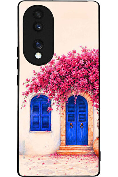 Other Σονίκ Σειρά Μούζα των Ελληνικών Νησιών Honor 70 5g Θήκη Ροζ Μπουκαμβίλια