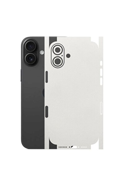 Kapps Iphone 16 Plus ile Uyumlu Bumper Serisi Premium Kaplama 360 Beyaz