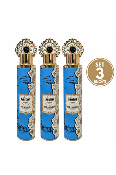 SORA Σετ Top Bottom 3 τεμαχίων x Αποσμητικό χώρου σπρέι Garden Premium Oud Is...