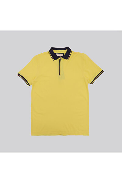 THEWILDWALKING Men's Pique Half Zip Polo Neck T-Shirt