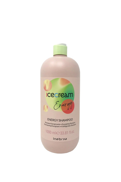 Inebrya Ice Cream Energy șampon energizant pentru femei, 1000 ml