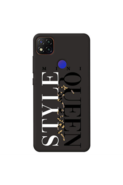 Other Xiaomi Redmi 9c Mini Quen Forever Black Colored Silicone TPU Θήκη