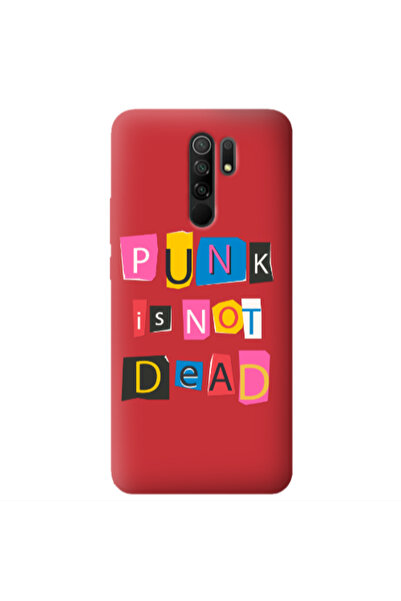 Other Xiaomi Redmi 9 Punk is not Dead Red Colored Silicone TPU Θήκη