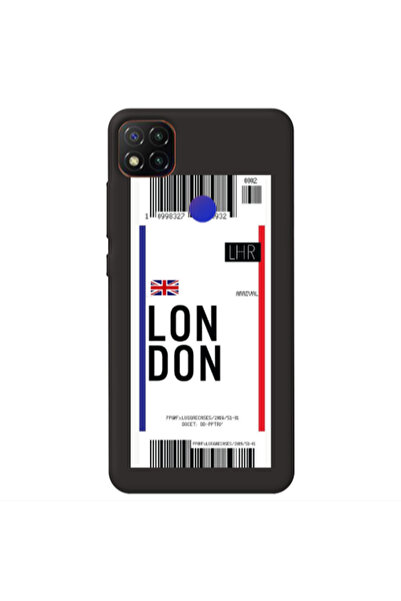 Other Xiaomi Redmi 9c London Arrival Black Colored Silicone TPU Θήκη