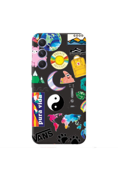 Other Samsung A35 Vans Black Colored Silicone TPU Θήκη