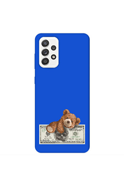 Other Samsung A52 Money Style Blue Colored Silicone TPU Θήκη