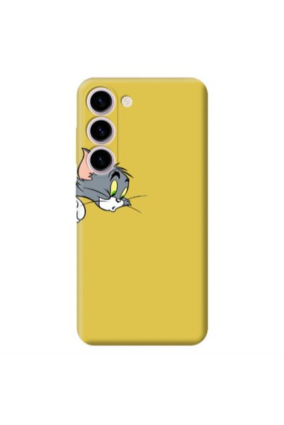 Other Samsung S23 Tom 1 Yellow Colored Silicone TPU Θήκη