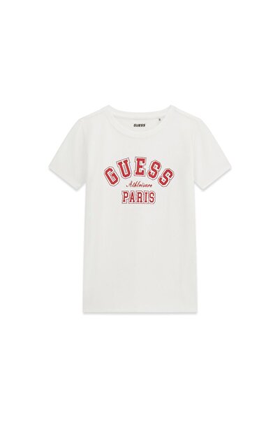 Guess Tricou de fată J6RI41J1314 Alb