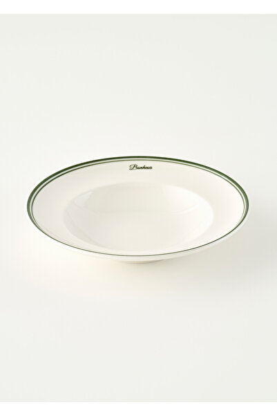 Bella Maison Bonheur Porselen Makarna Tabağı Yeşil (28 cm)