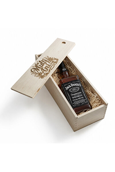 Jack Daniels Pachet Cadou Whiskey Jack Daniel's Old No.7, 40%, Cutie de Lemn ...