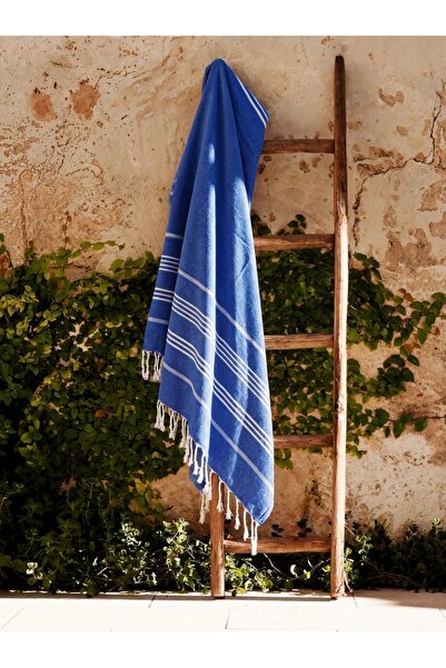 MaVaux Striped Peshtemal |   Cotton - Natural Fringed |   Beach, Pool, Spa, S...
