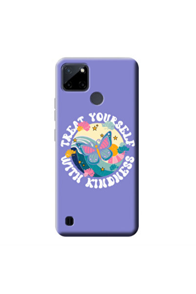 Other Realme C25Y Kindless Yourself Purple Colored Silicone TPU Θήκη
