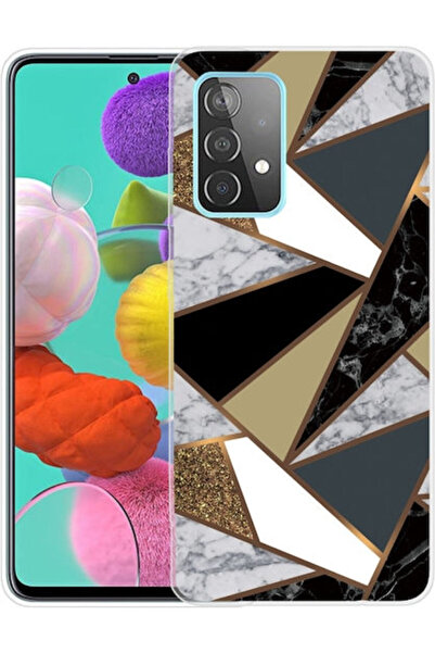 OEM Μαρμάρινη Πίσω Θήκη Σιλικόνης Γκρι (Galaxy A72) Κωδικός: 01SAM1962