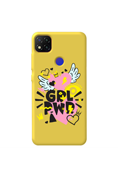 Other Xiaomi Redmi 9c Grl Pwr Yellow Colored Silicone TPU Θήκη