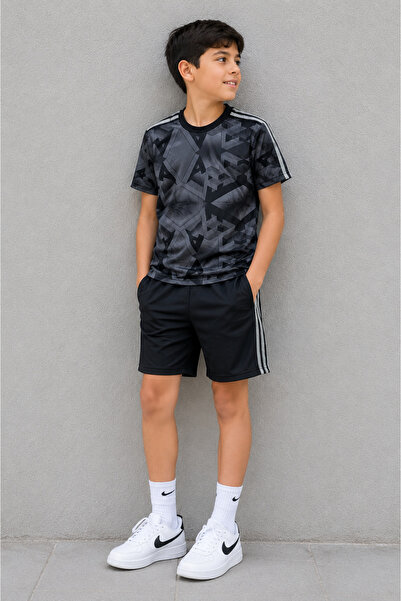 Generic Fashionable Sportswear Two Pieces Set for Children Includes T-Shirt a...