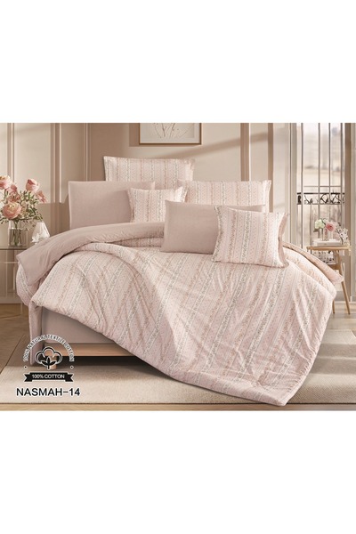 Red Rose Nefren Summer 100% Cotton 8-Piece Bedspread Set Luxury and Elegance ...