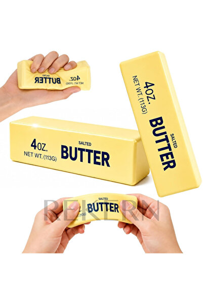 REKERN Butter Tereyağı Squishy Stres Oyuncağı Sukuşi – Yavaş Şekillenen Anti ...