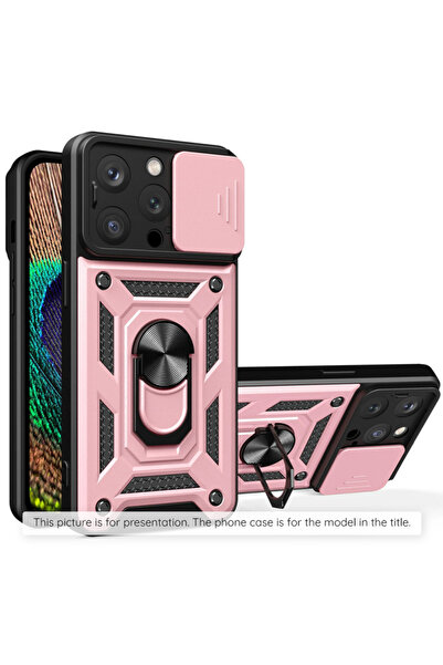 Techsuit Калъф за Samsung Galaxy Z Flip8 F776, Techsuit, CamShield, Розово злато