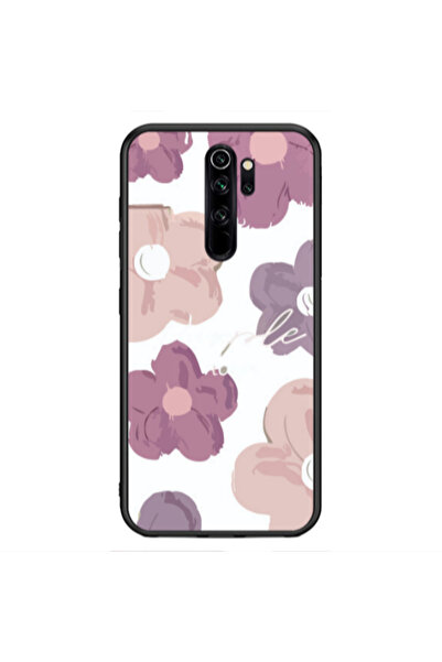 Other Xiaomi Redmi Note 8 Pro Flowers 2 Black Glossy Θήκη