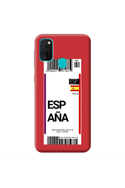 Other Samsung M21 Espana Arrival Red Colored Silicone TPU Θήκη