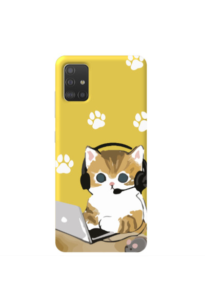 Other Samsung A51 Call Center Yellow Colored Silicone TPU Θήκη