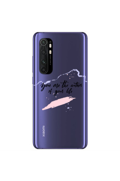 Other Xiaomi Mi Note 10 Lite You are the authors Transparent Silicone TPU Θήκη