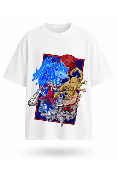 OPPPSSS Spirit Formed Warrior Cat Printed Oversize Unisex T-Shirt – Golden Sc...