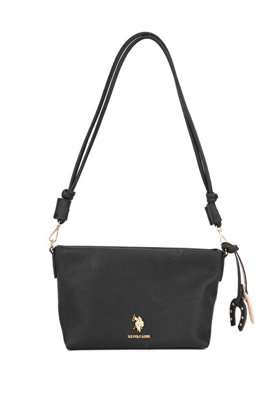 U.S. Polo Assn. حقيبة كتف نسائية سوداء Us26623