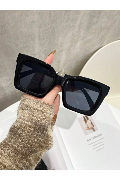 choice2 C1 1/2Pcs Retro High-Quality Square Large-Frame Fashion Glasses, Suit...