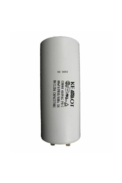 Kemot Condensator motor cu conector cu șurub - 80UF / 450V