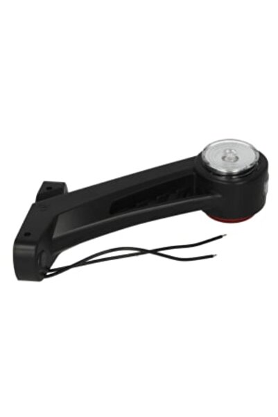 WAS Lampa Gabarit Stanga Alb/Rosu pe Brat Scurt 12/24v