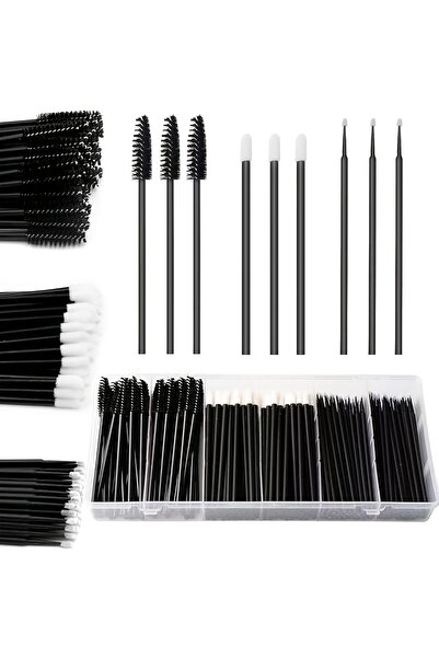 Choice 250PCS-HZS-black 250PCS Lip & Lash Kit - 100 Lip Wands, 100 Micro Brus...