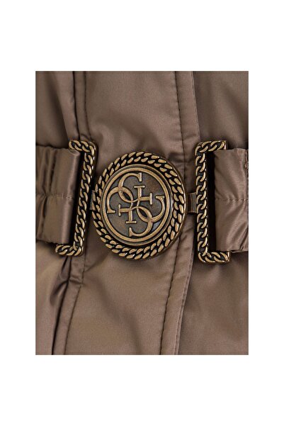 Guess Geacă de puf pentru femei W5BL30W2802 Kaki