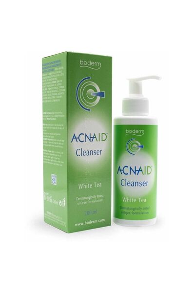 BODERM Acnaid Καθαριστικό Γαλάκτωμα Προσώπου με Λευκό Τσάι για Επιδερμίδες με...