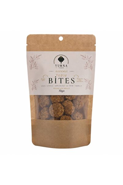 Yumna Foods Glutensiz Vegan Tuzlu Bites 70Gr.