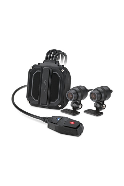 MİO MiVue M820WD Мотоциклетна камера за видеорегистрация 1080P Wi-Fi GPS Двой...