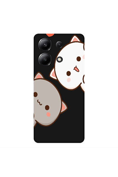 Other Xiaomi Redmi Note 13 4G We are here Black Colored Silicone TPU Θήκη